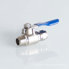Industrial brass water inlet angle valve faucet  wholesale Two Way Brass Ball Valve